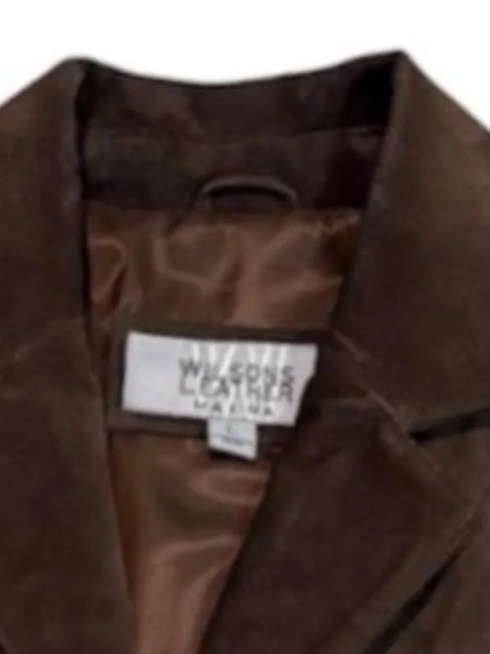 Wilsons Leather Maxima Brown Suede Jacket Women's L 100% Leather Vintage Y2K